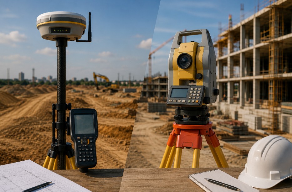 Featured image for “Tecnologia RTK vs. Estação Total: Como a escolha do equipamento impacta o custo da sua obra?”